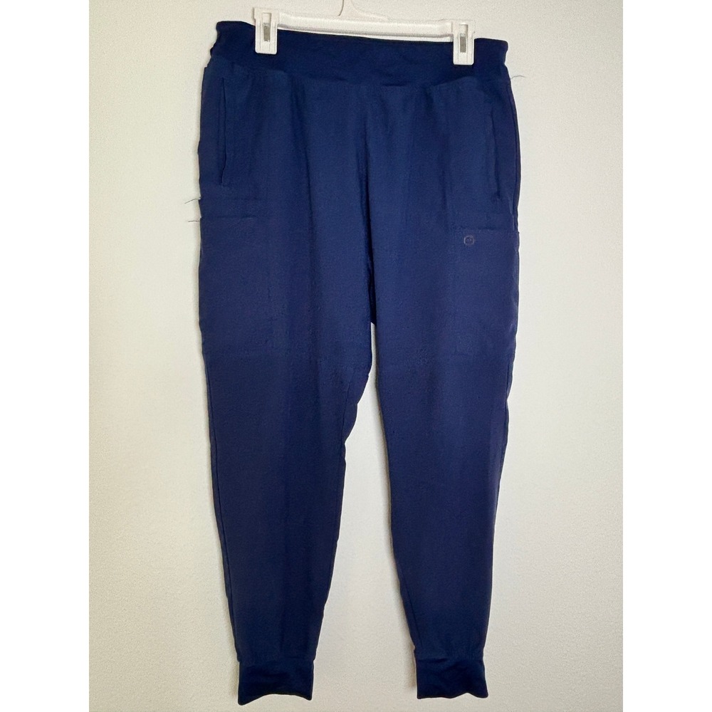 WonderWink W123 Womens‎ Navy Blue Scrub Jogger Pants Modern Fit Large L